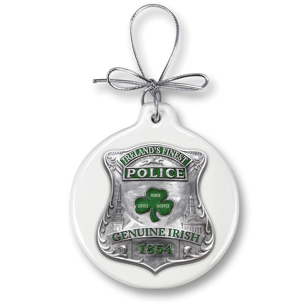 Police Garda Ireland Finest Christmas Tree Ornaments