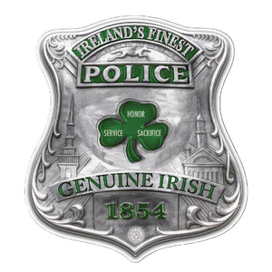 More Picture, Garda Irish Ireland Finest Premium Reflective Decal