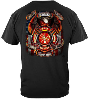 More Picture, True Hero Firefighter Premium T-Shirt