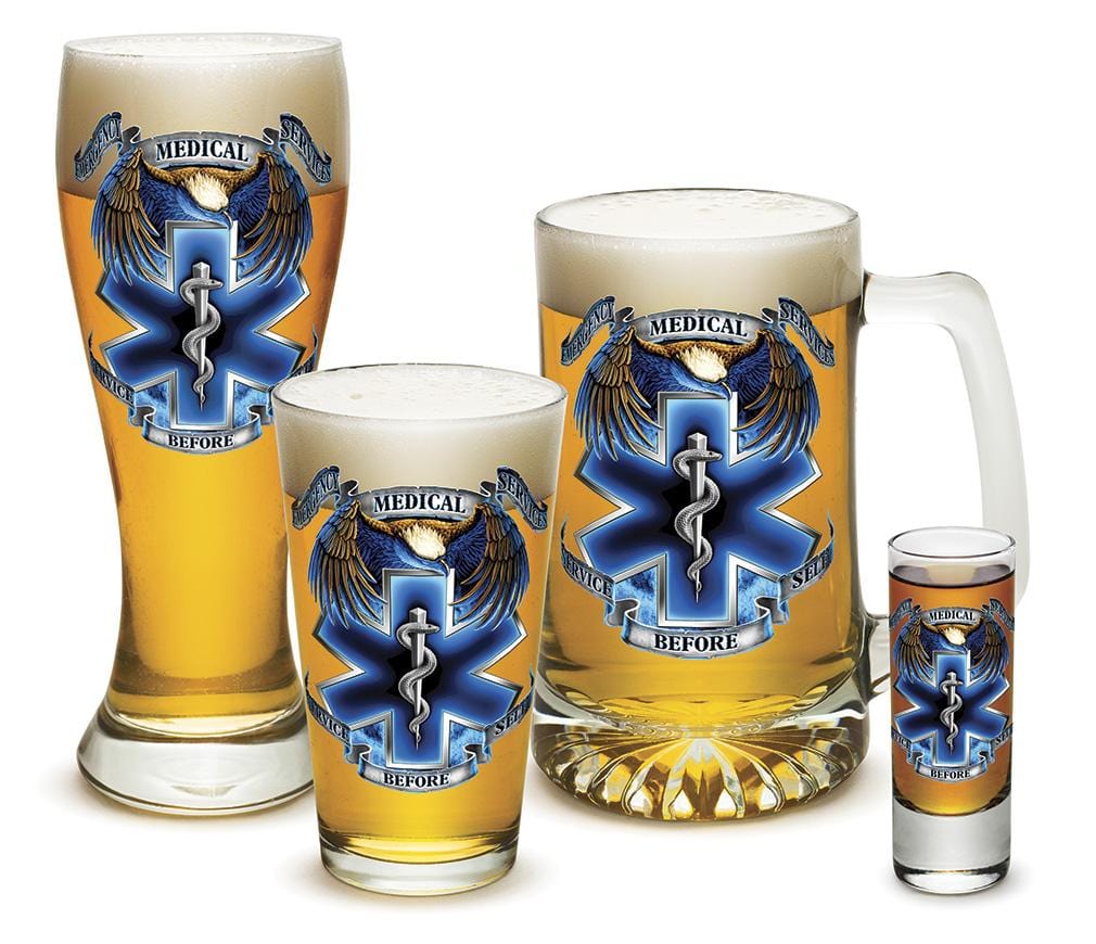 Heroes EMS 4 Piece Glass Gift Set