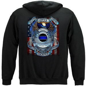 More Picture, Honor our fallen officers Premium Hooded Sweat Shirt
