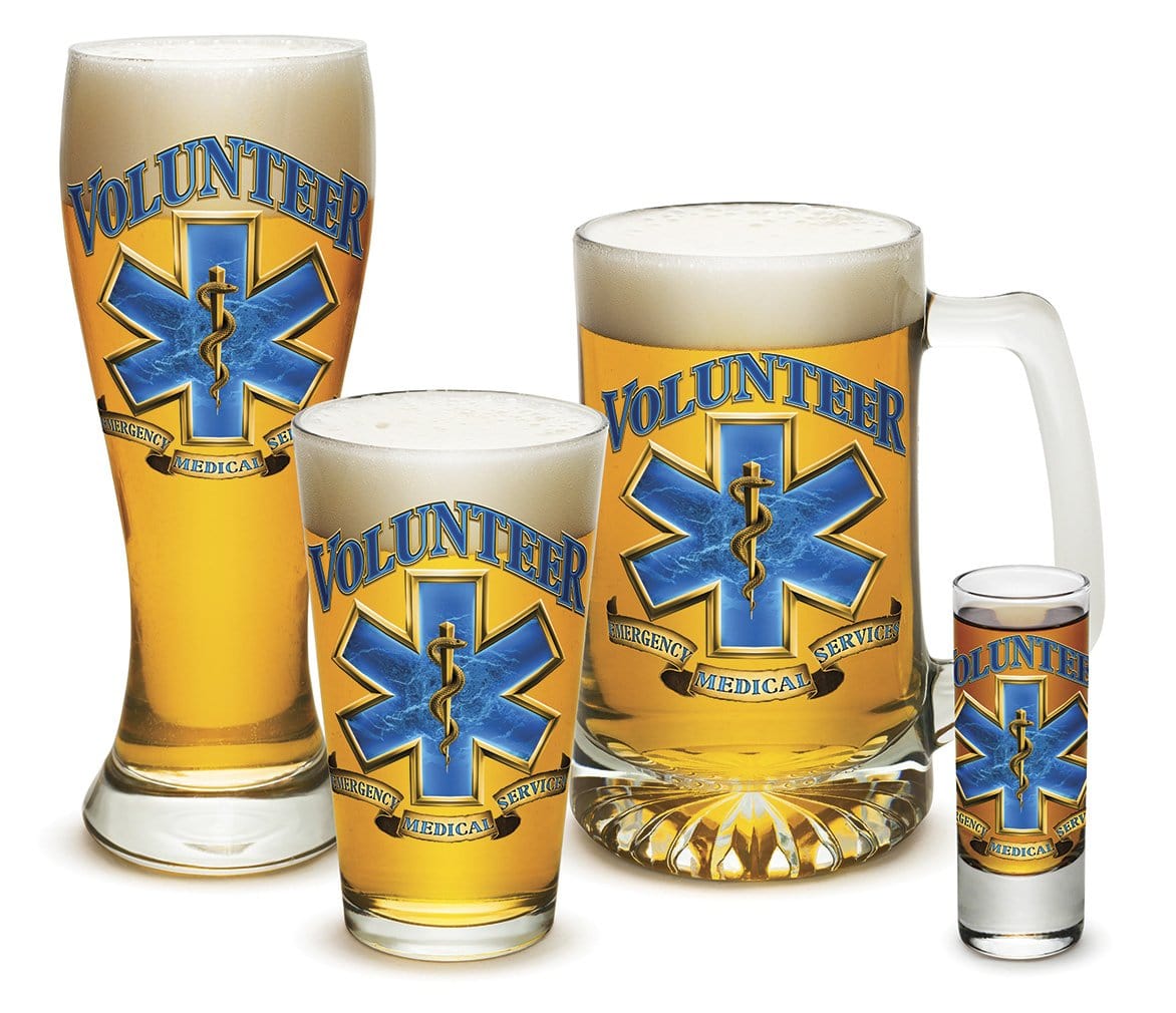 Volunteer EMS 4 Piece Glass Gift Set