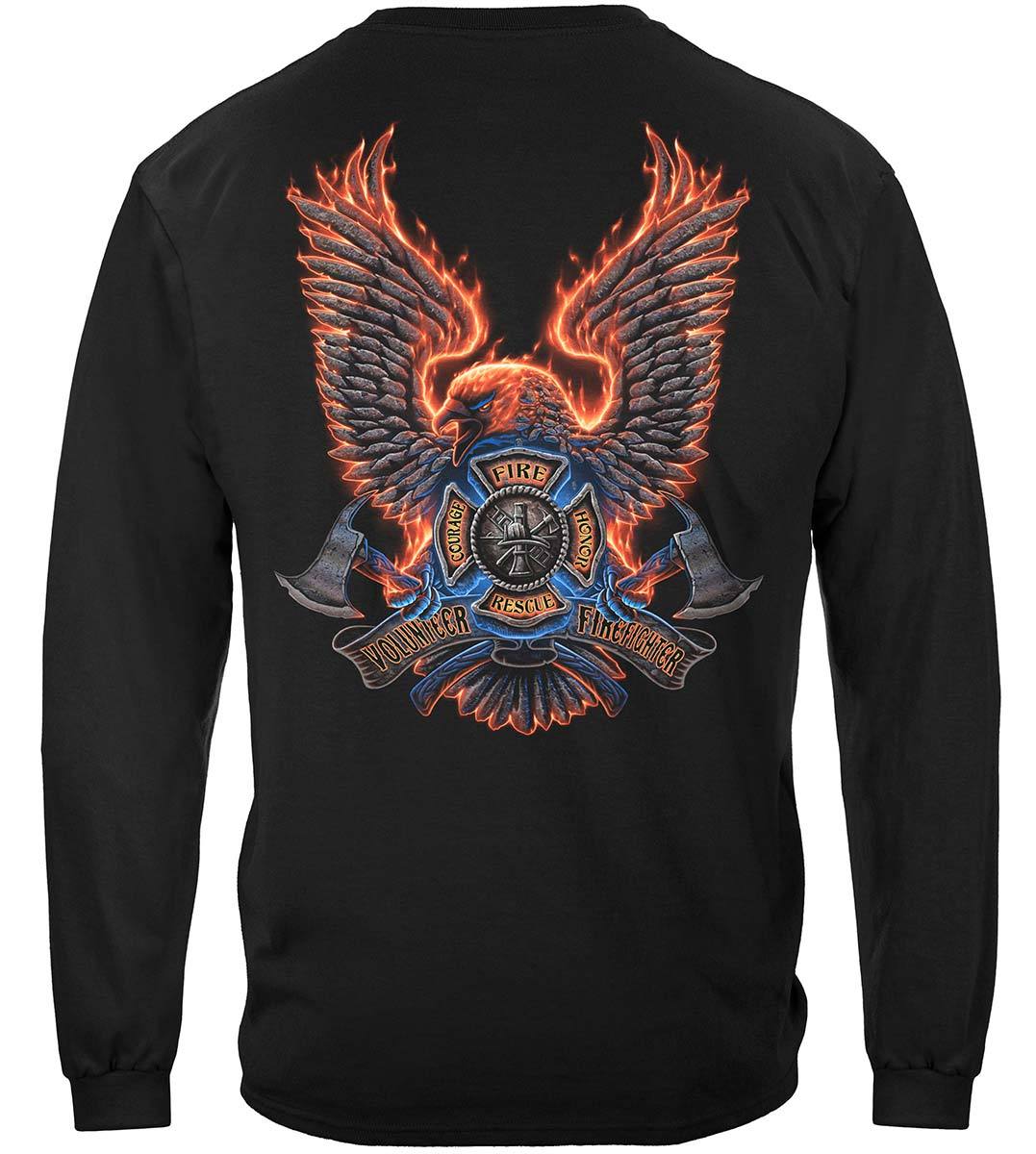 Volunteer Fire Eagle Premium Long Sleeves