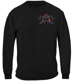 More Picture, Volunteer Fire Eagle Premium Hooded Sweat Shirt