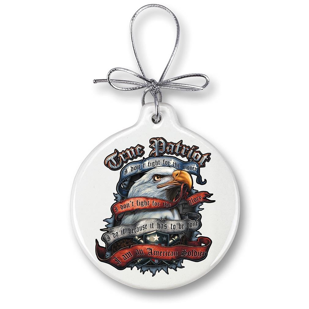 True Patriot Christmas Tree Ornaments