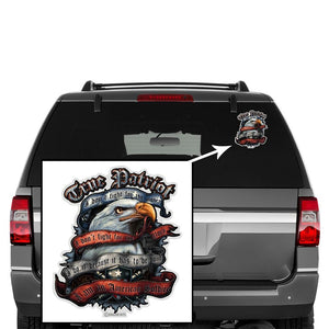 More Picture, True Patriot Premium Reflective Decal