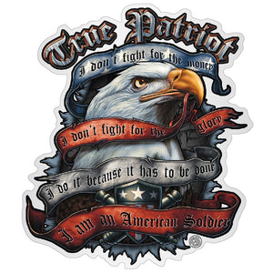 More Picture, True Patriot Premium Reflective Decal