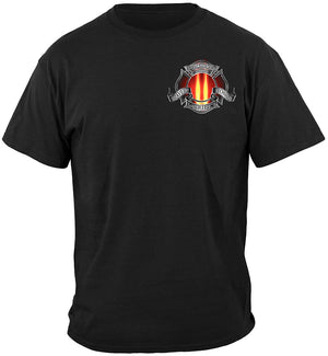 More Picture, Red Tribute High Honor Firefighter Premium Long Sleeves