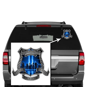 More Picture, After Math 911 Police Premium Reflective Decal