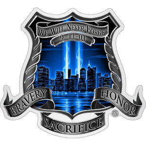 More Picture, After Math 911 Police Premium Reflective Decal