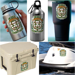 More Picture, Irish Firefighter Heritage Premium Reflective Decal