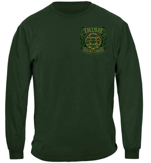 More Picture, Irish Firefighter Premium Hooded Sweat Shirt
