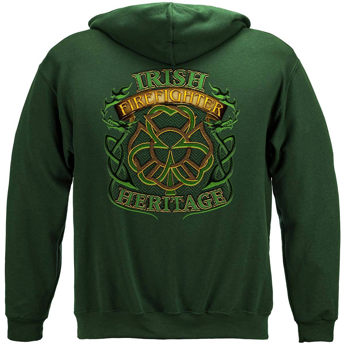 Irish Firefighter Premium Hooded Sweat Shirt