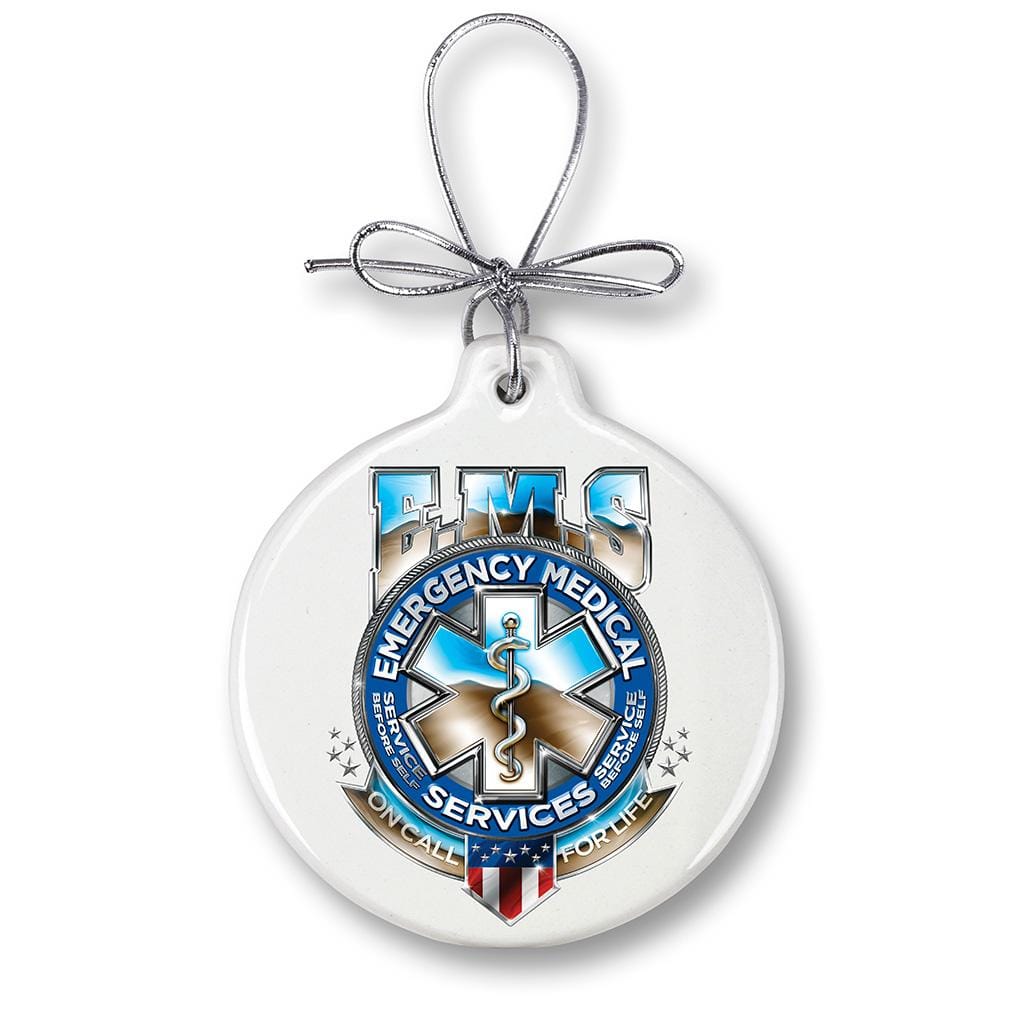 EMS Badge of Honor Christmas Tree Ornaments