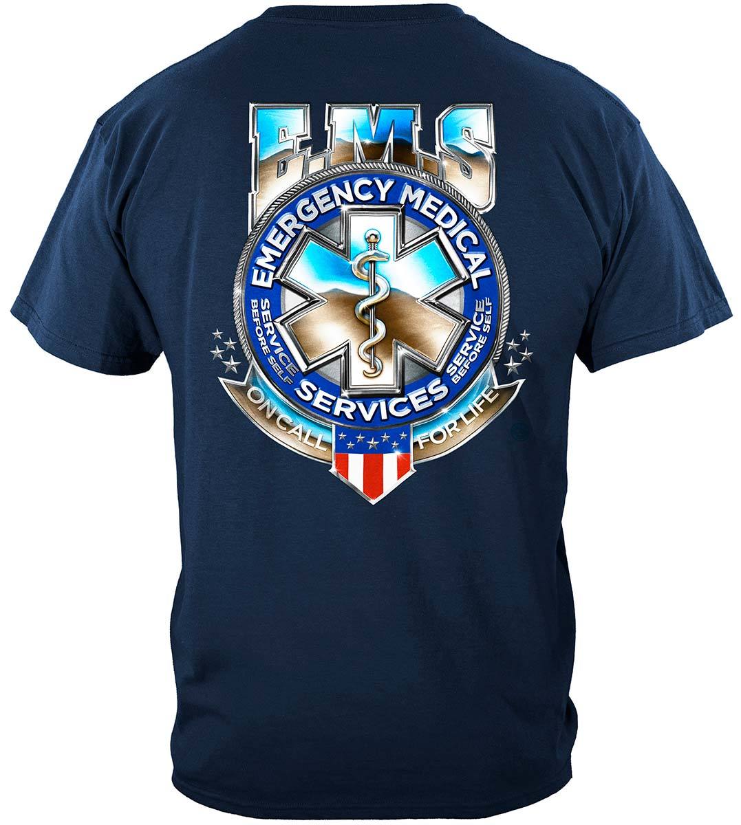 EMS Badge Of Honor Premium Hooded Sweat Shirt