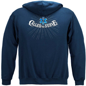More Picture, EMS Called To Serve Premium Hooded Sweat Shirt