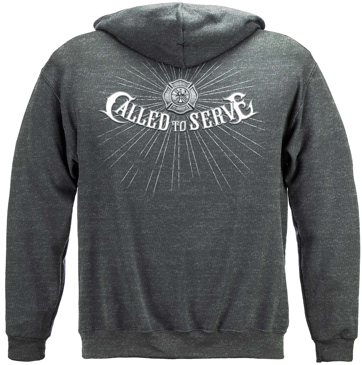 Firefighter Called To Serve Premium Hooded Sweat Shirt