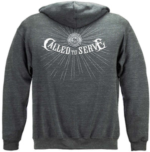 More Picture, Firefighter Called To Serve Premium Hooded Sweat Shirt