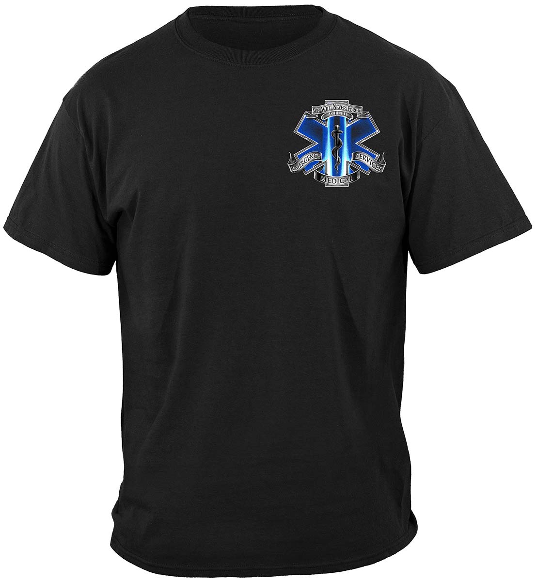 911 EMS Blue Skies We Will Never Forget Premium Hooded Sweat Shirt