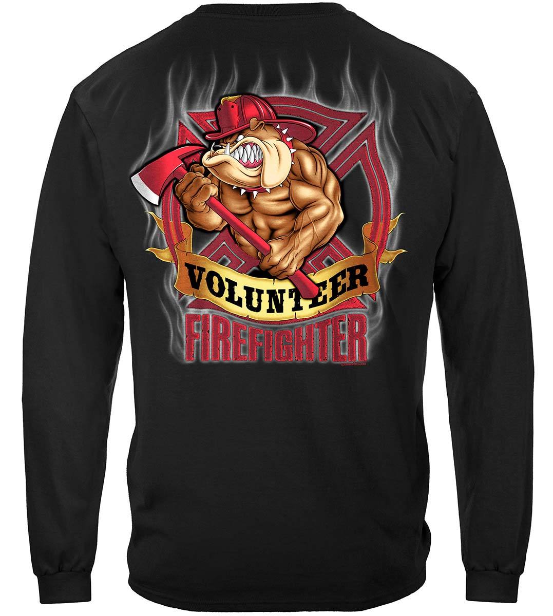 Fire Dog Volunteer Premium Long Sleeves
