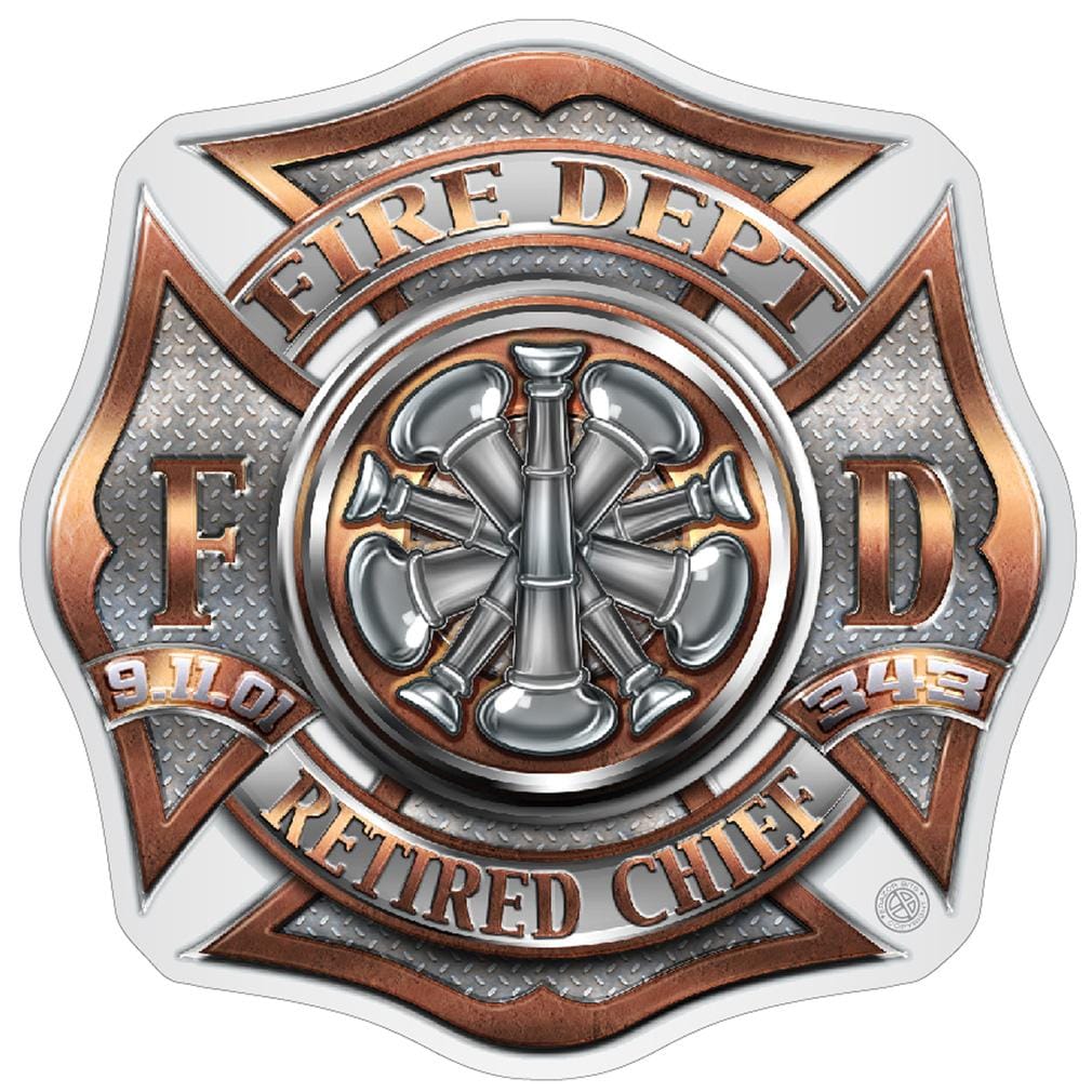 RETIRED Chief Premium Reflective Decal