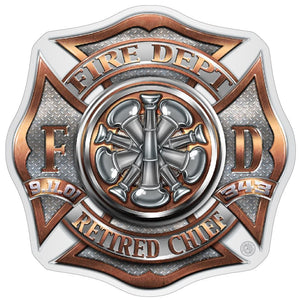 More Picture, Retired Chief Premium Reflective Decal