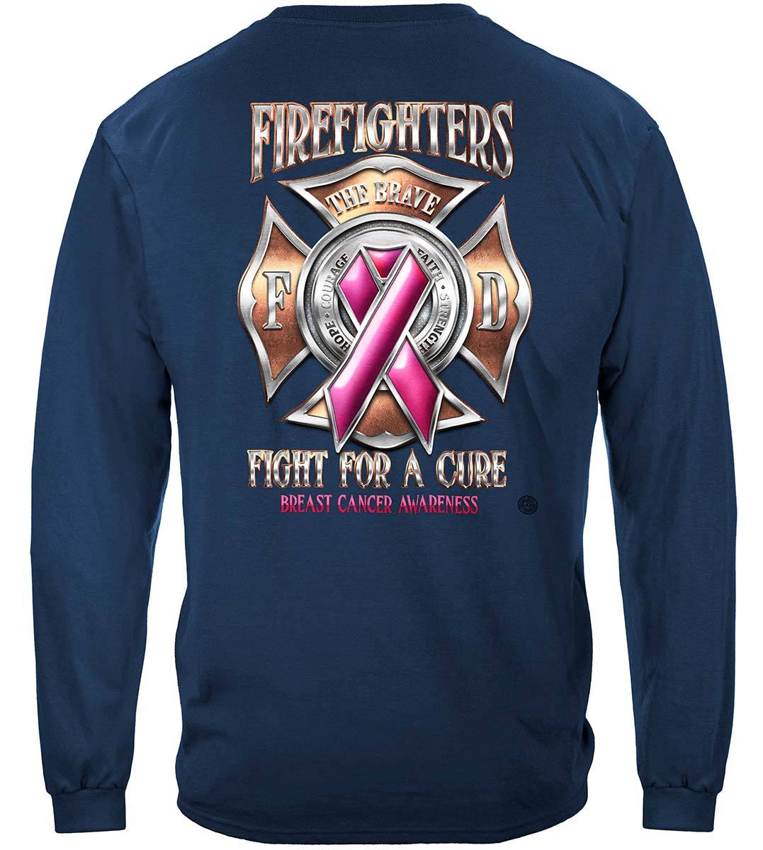 Firefighter Race For A Cure Premium T-Shirt