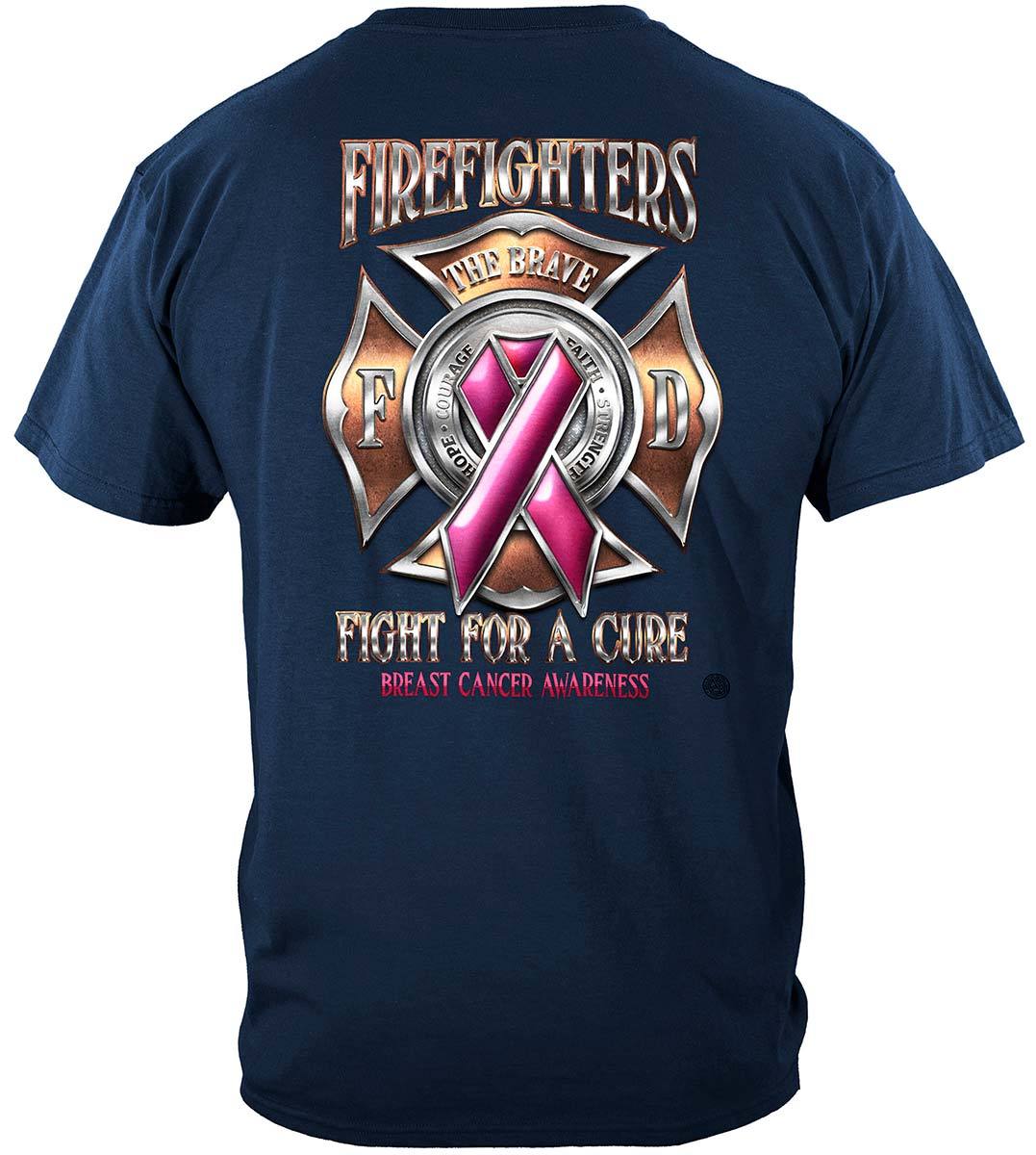 Firefighter Race For A Cure Premium Hooded Sweat Shirt
