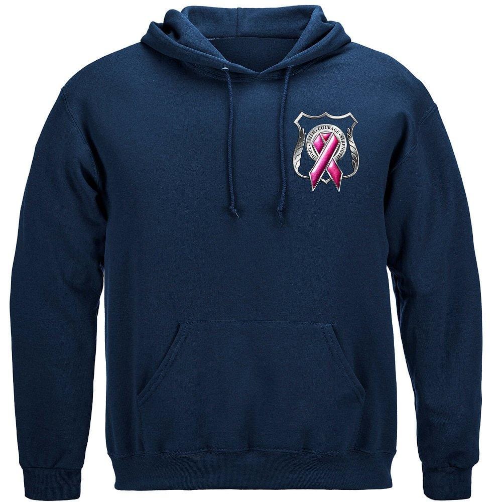 Police Race for a Cure Premium Hooded Sweat Shirt