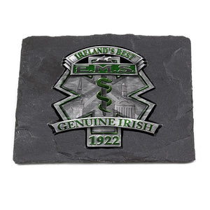 More Picture, EMS EMT Ireland  Iriah Best Black Slate 4IN x 4IN Coasters Gift Set
