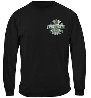 More Picture, Firefighter Garda Irish Ireland's Irish Bravest Premium T-Shirt