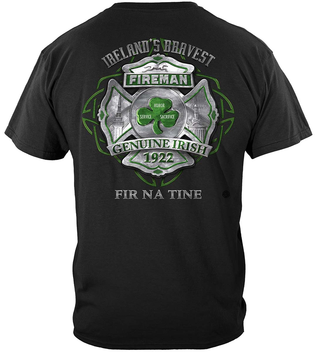 Firefighter Garda Ireland&#39;s Bravest Premium Hooded Sweat Shirt
