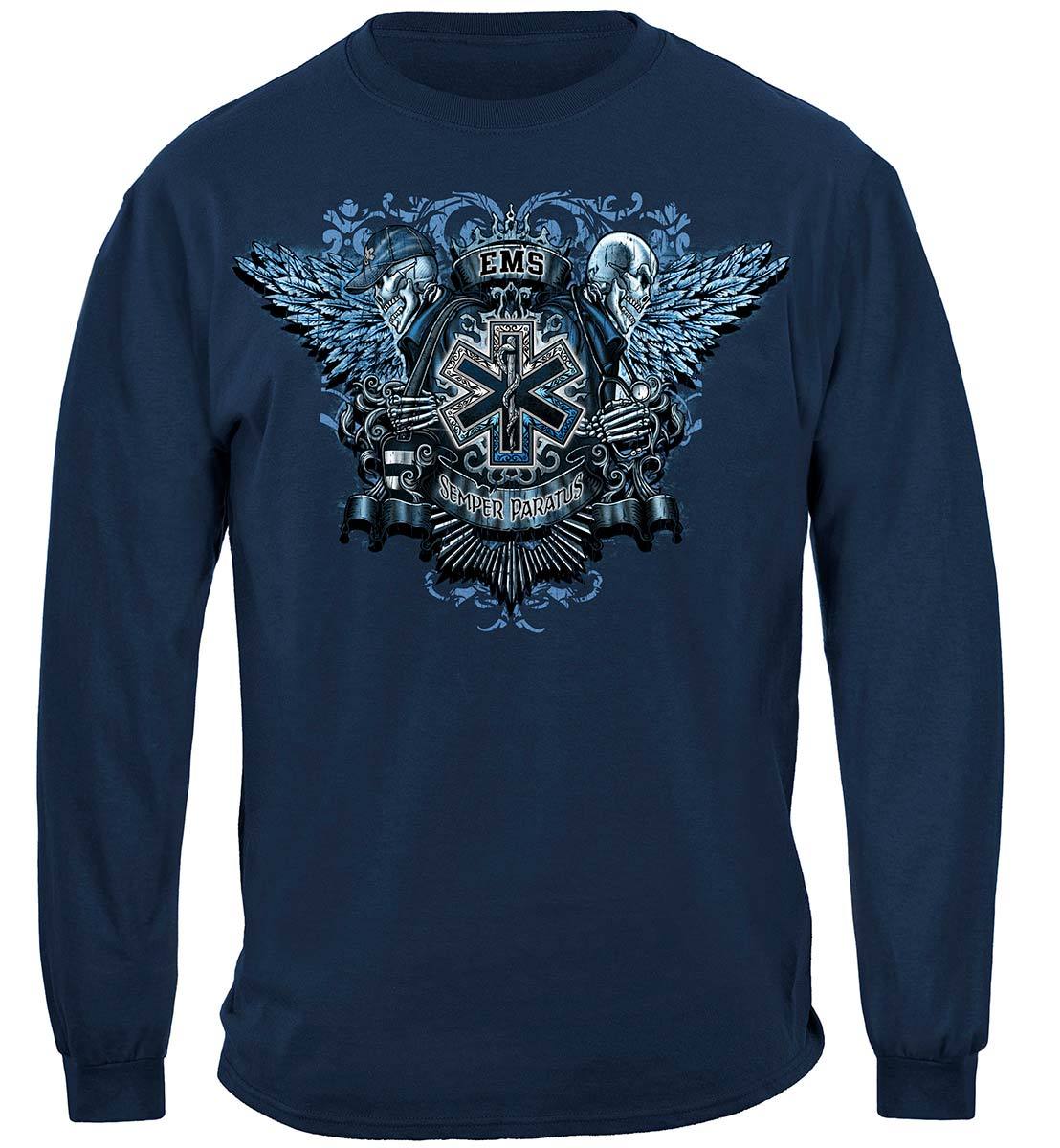 EMS Skull Wings Full Premium T-Shirt