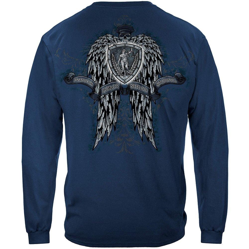 Law Skull Wings Full Premium Long Sleeves