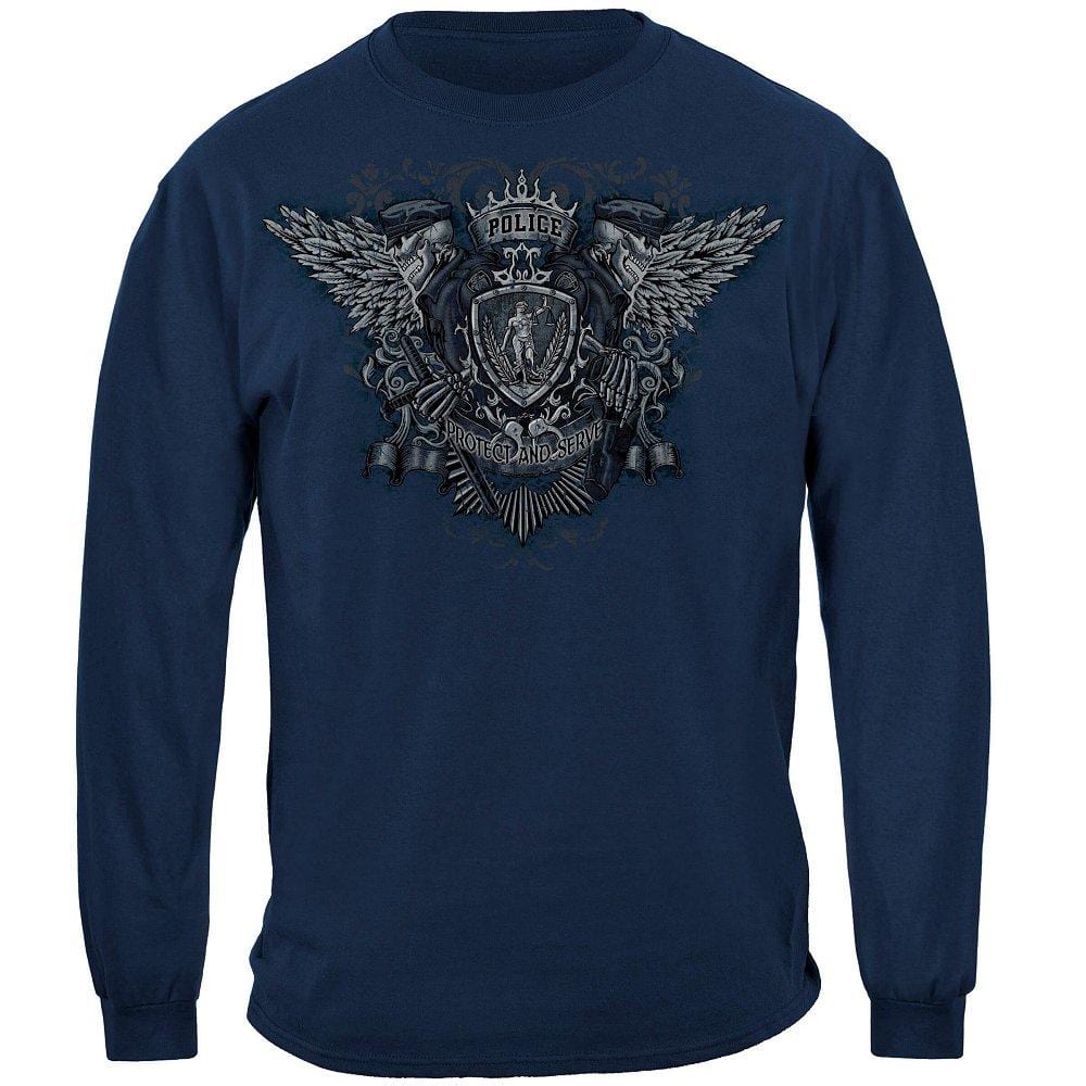 Law Skull Wings Full Premium Long Sleeves