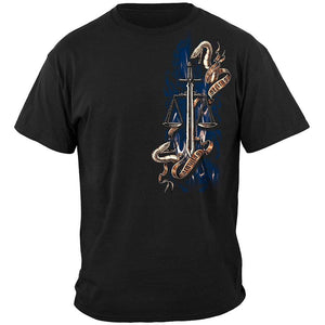 More Picture, Police Full Front Scale of Justice Premium T-Shirt