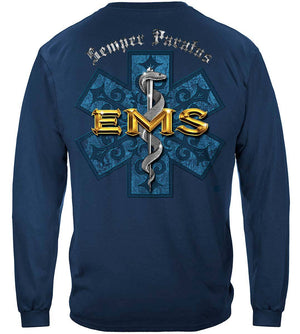 More Picture, EMS Semper Paratus Premium Hooded Sweat Shirt