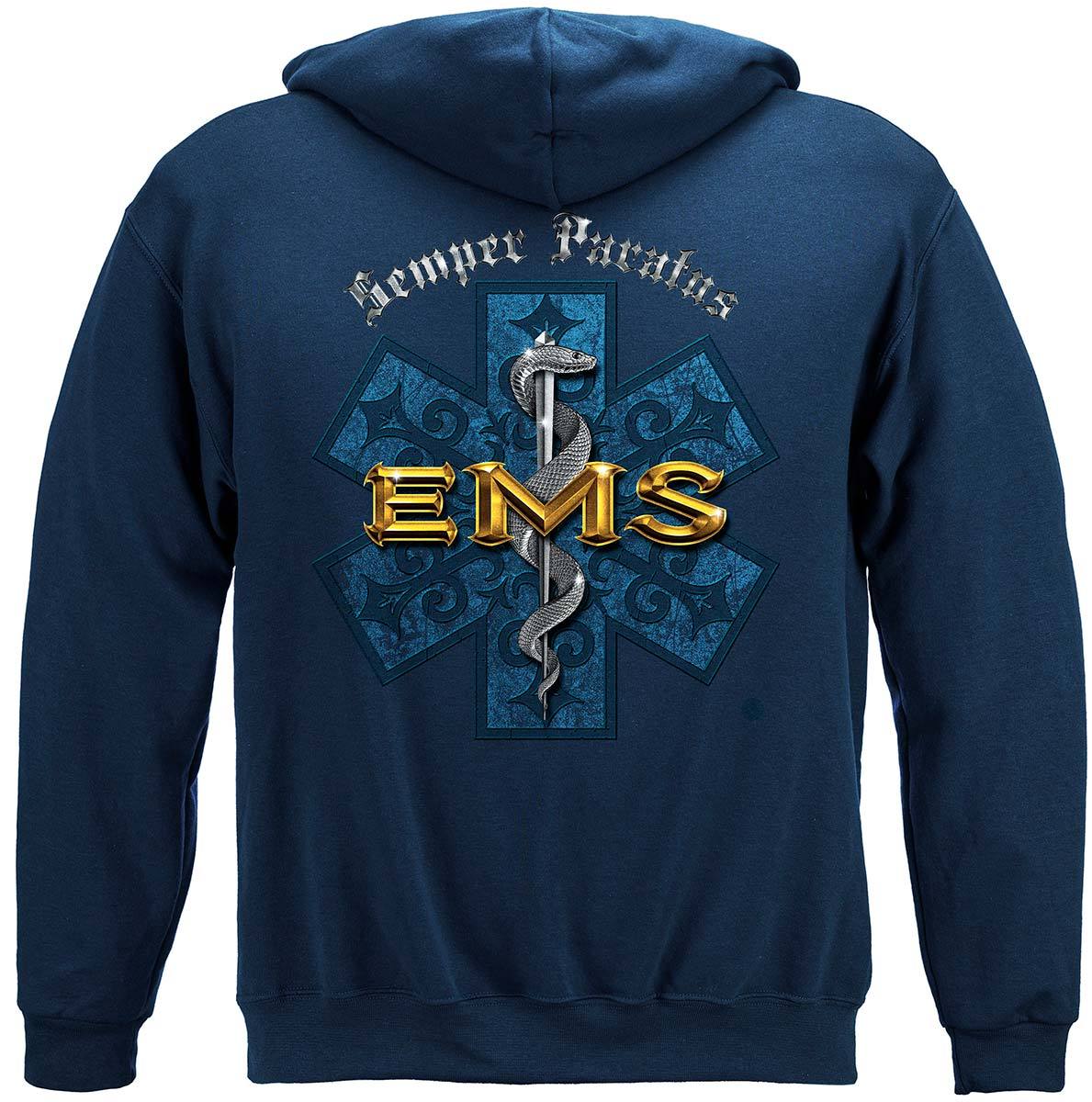 EMS Semper Paratus Premium Hooded Sweat Shirt