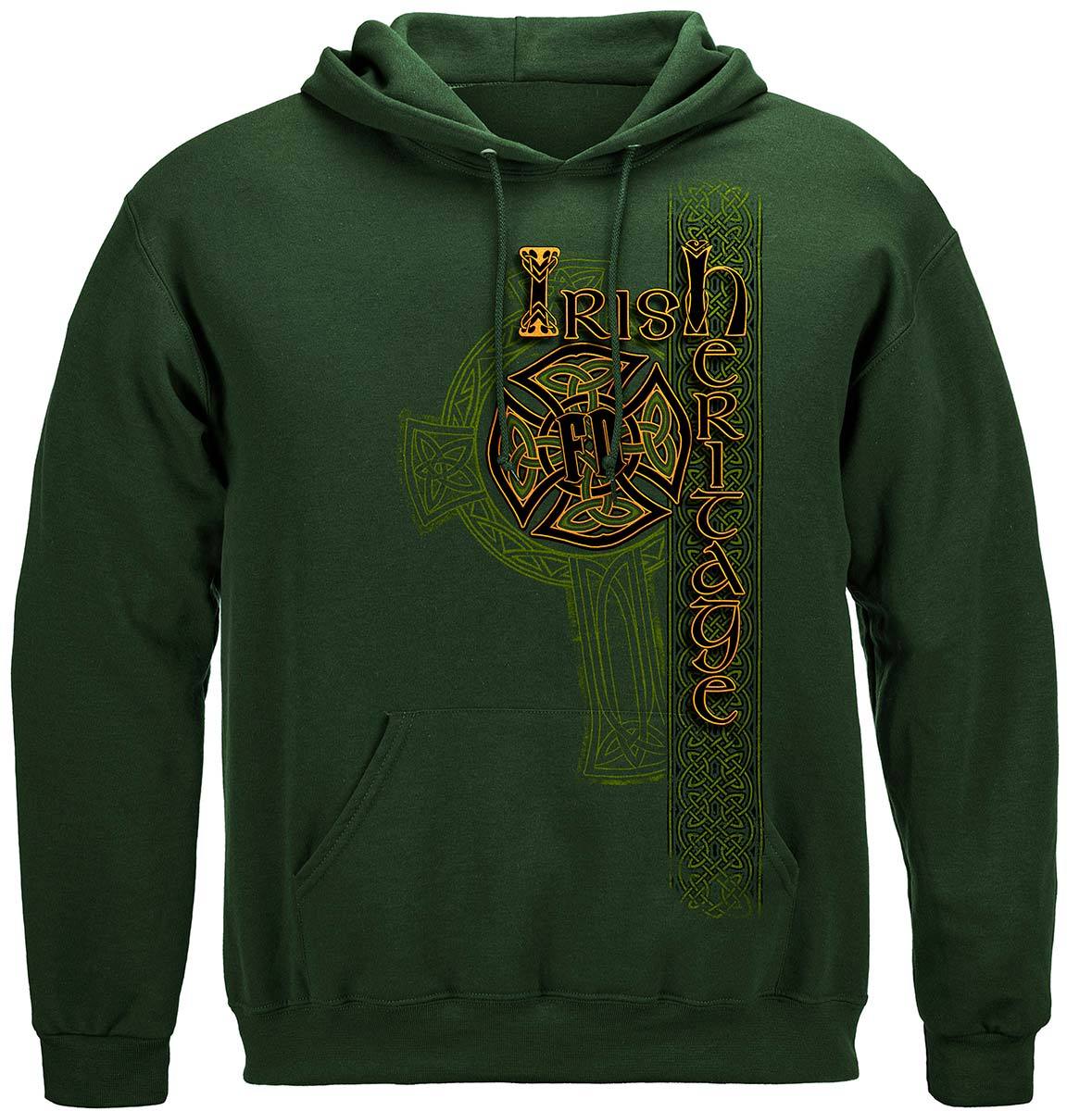 Irish Firefighter Gold Cross Premium T-Shirt