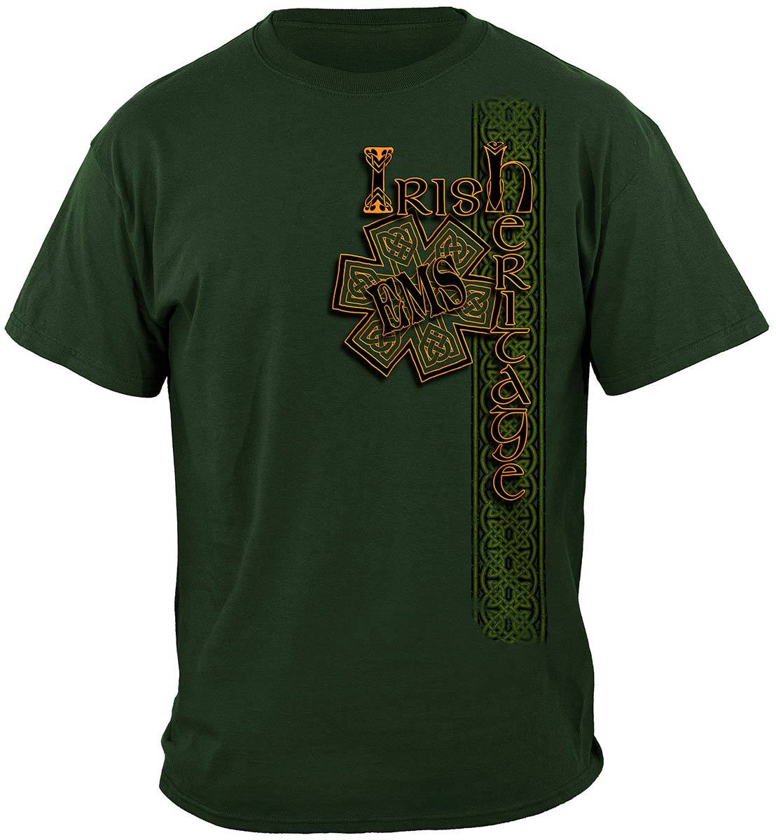 Irish EMS Gold Cross Premium T-Shirt