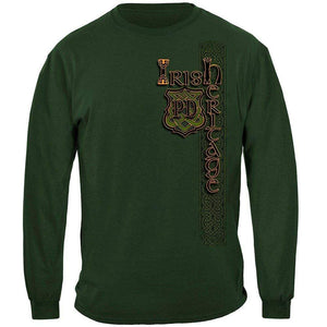 More Picture, Irish Police Gold Cross Premium T-Shirt