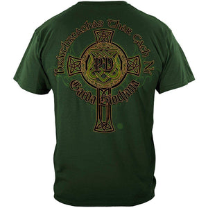 More Picture, Irish Police Gold Cross Premium Long Sleeves