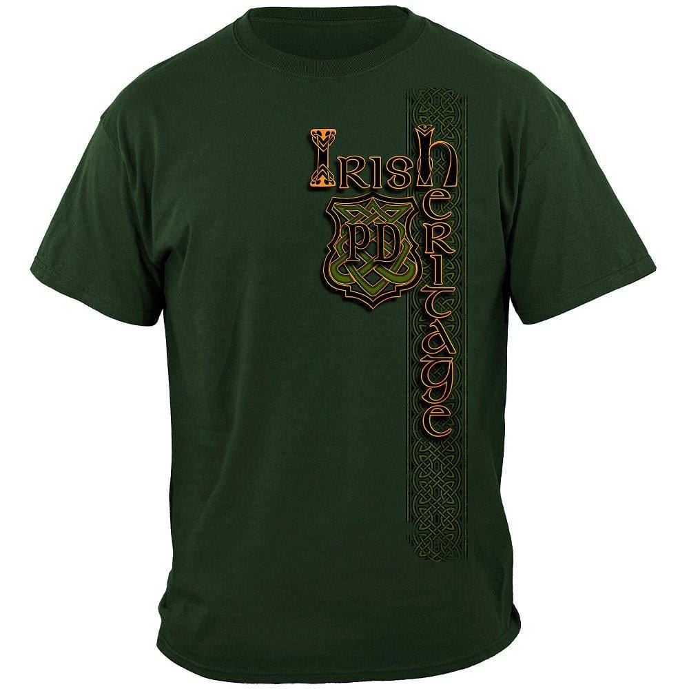 Irish Police Gold Cross Premium Hooded Sweat Shirt