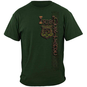 More Picture, Irish Police Gold Cross Premium T-Shirt