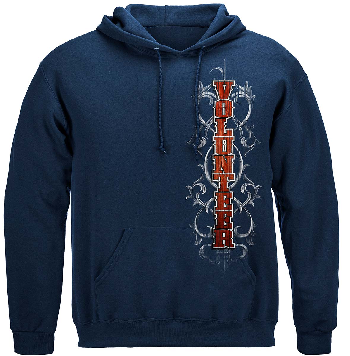 Fire Dept Faded Planks Premium Hooded Sweat Shirt