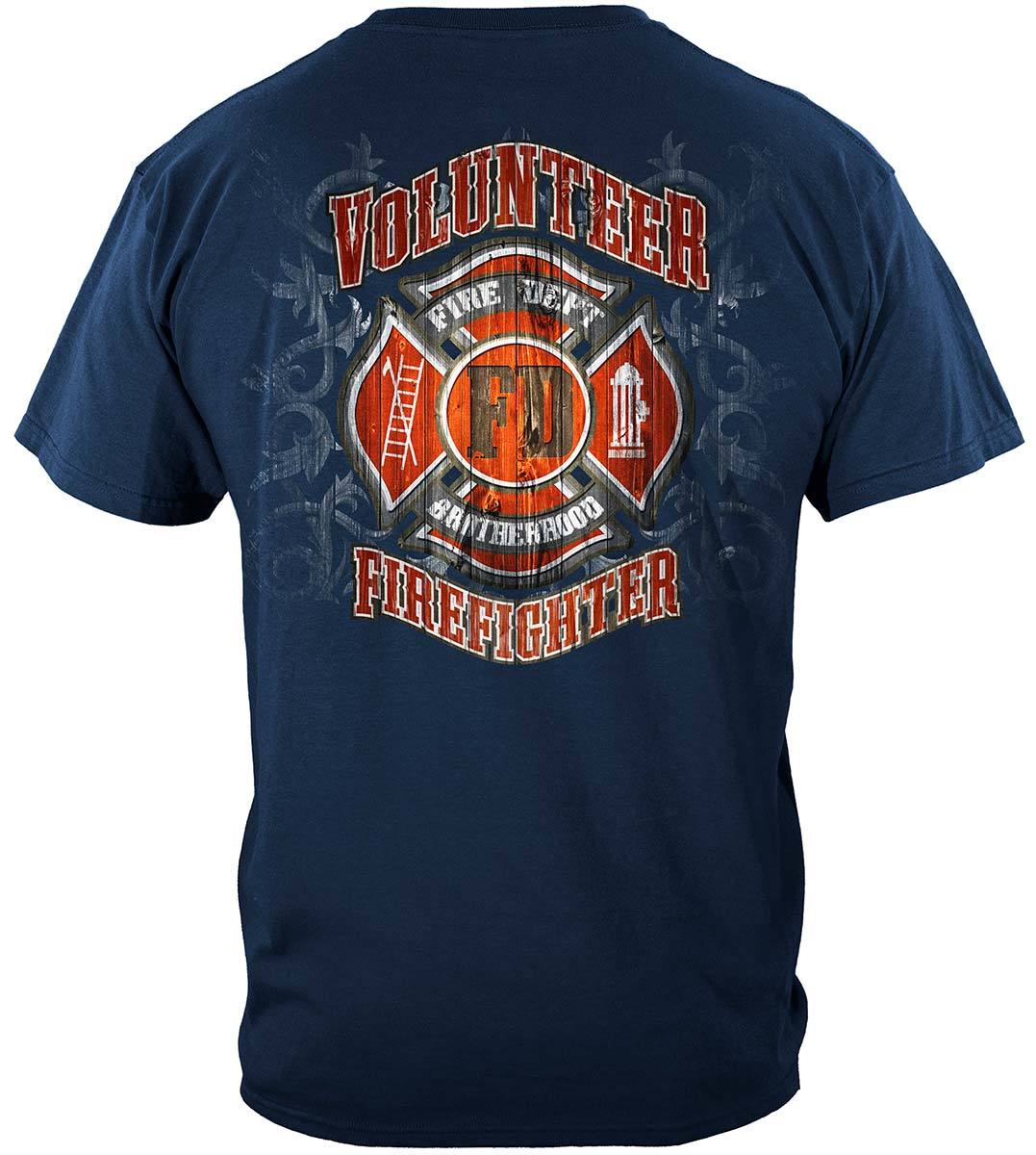 Fire Dept Faded Planks Premium T-Shirt