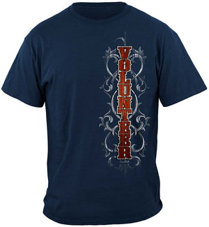 More Picture, Fire Dept Faded Planks Premium T-Shirt