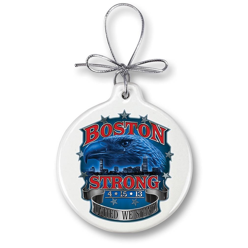 Boston Strong Christmas Tree Ornaments