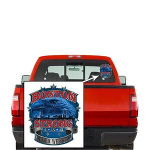 More Picture, Boston Strong Premium Reflective Decal