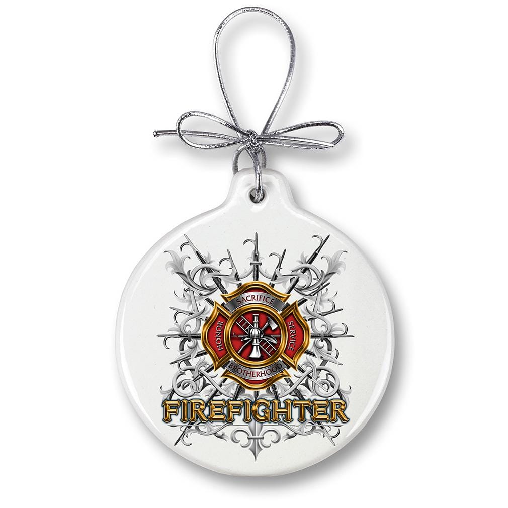Firefighter Pikes Christmas Tree Ornaments